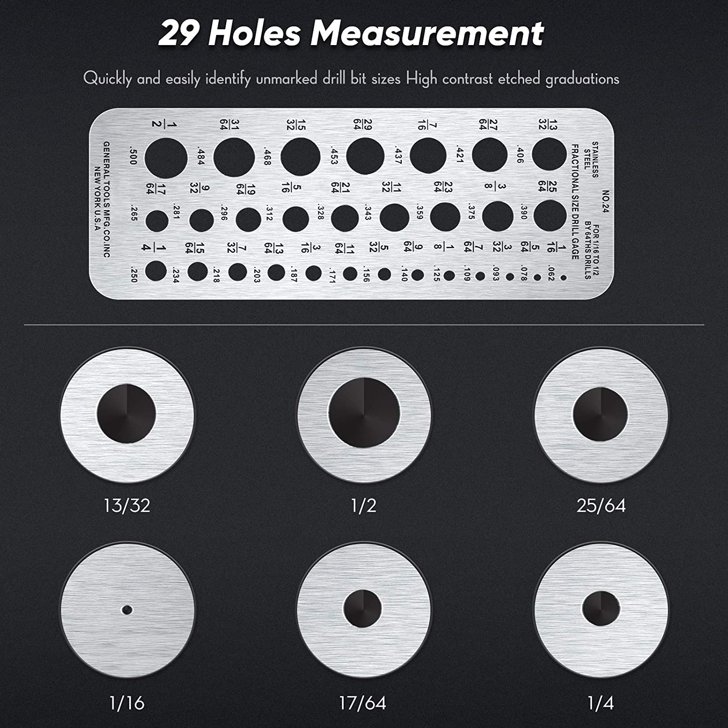 GRT5108--FUNCTIONAL SIZE DRILL GAGE