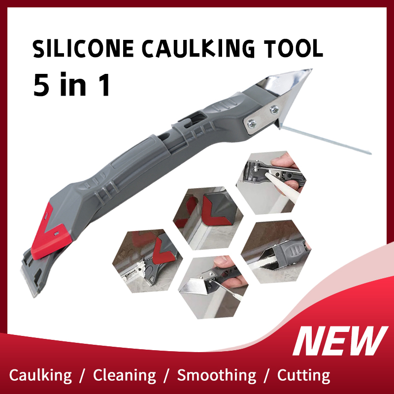 GRT6035--5 IN 1 SILICONE CAULKING TOOL SET
